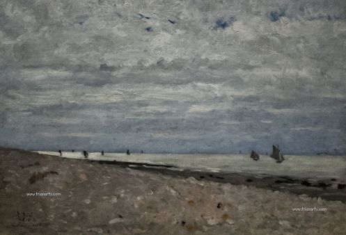 780 Richard Bergh - 5 Sea_Landscape_off_Honfleur 1881